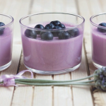 mousse de arándanos